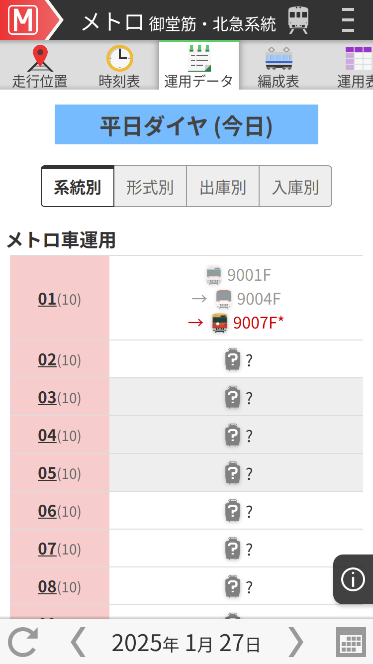 鉄道運用Hub v25.01-1 スクリーンショット