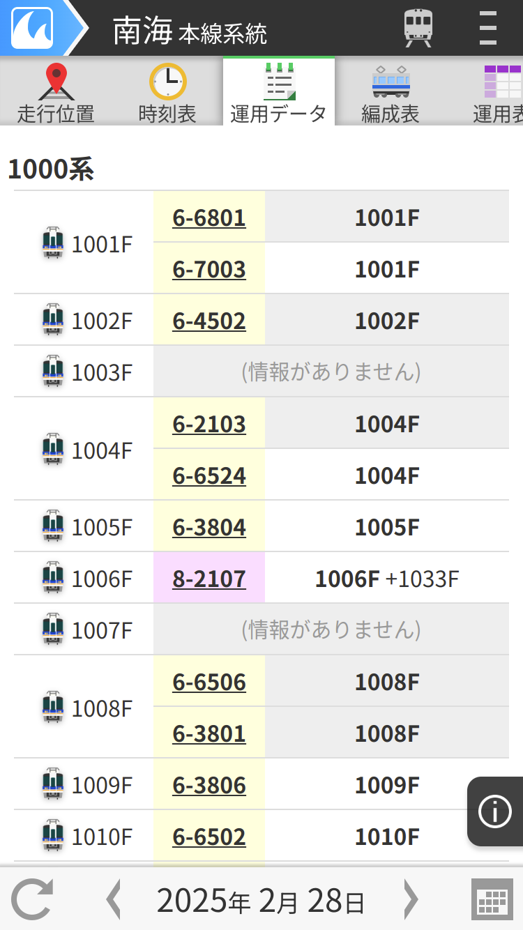鉄道運用Hub v25.02-2 スクリーンショット