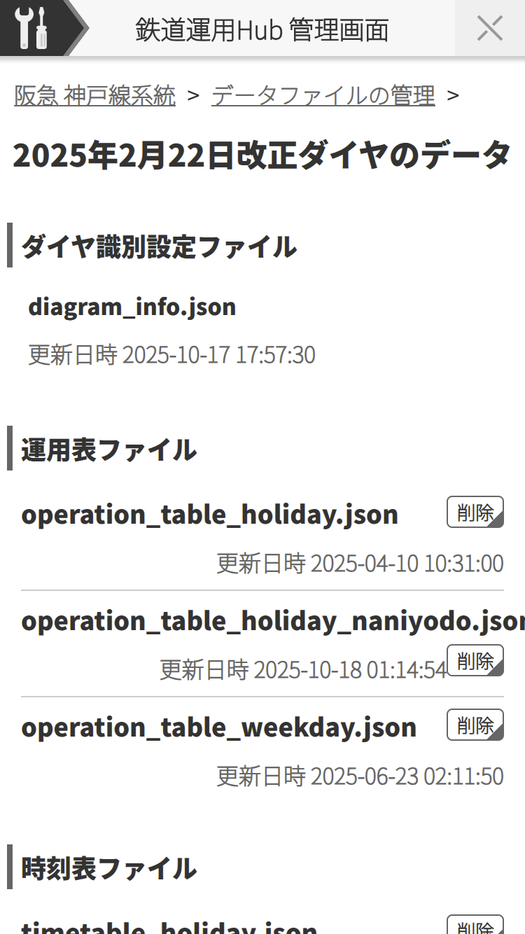 鉄道運用Hub v25.10-2 -2